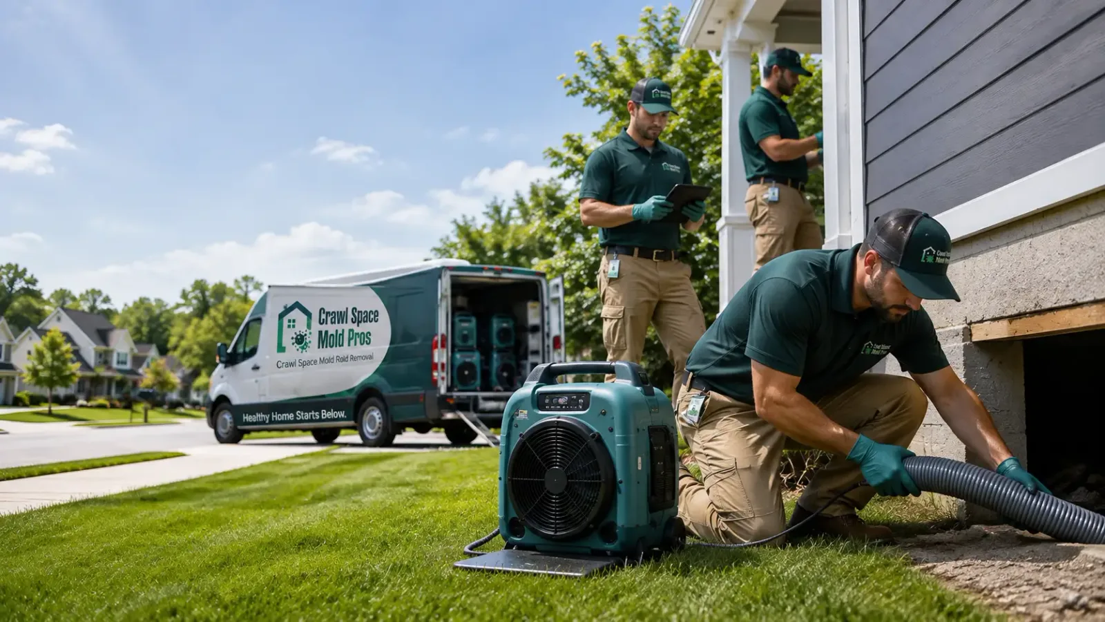 Crawl Space Mold Removal in Brule, NE